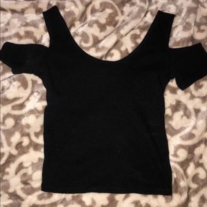 Black L. A. Hearts crop top